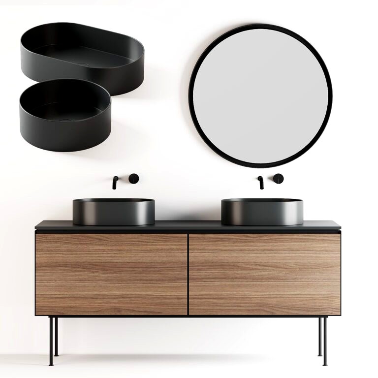 Nic Design Lama + Falper Acquifero Washbasin cabinet (339213)