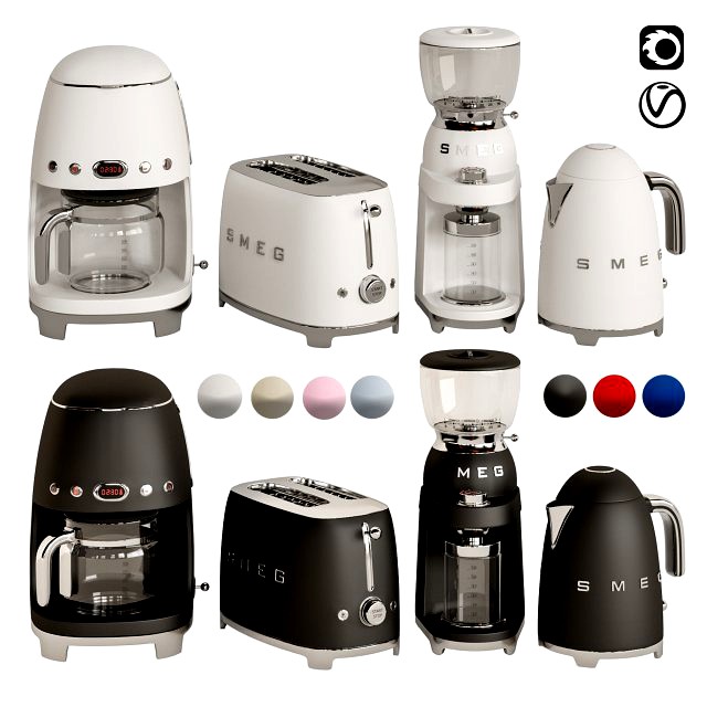 Smeg coffee set 2