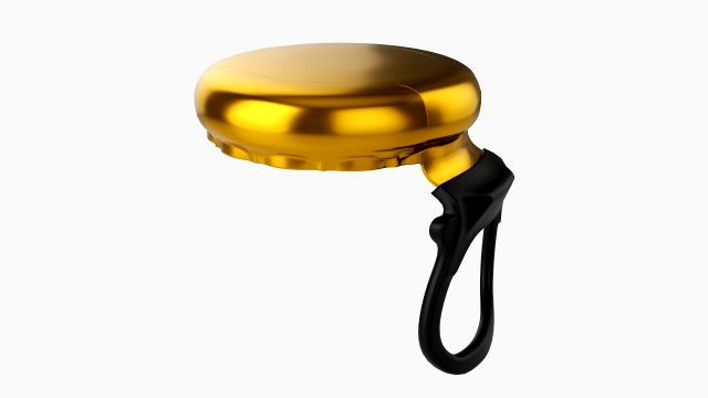 Glass Bottle Ring Pull Cap