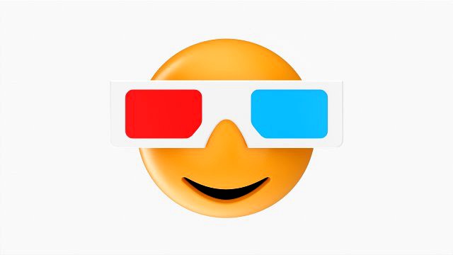 Emoji 081 Smiling With Rectangular Glasses