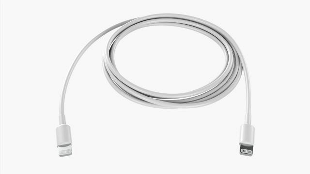 Lightning Cable Double sided White
