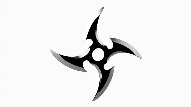 Shuriken Throwing Ninja Knife 06