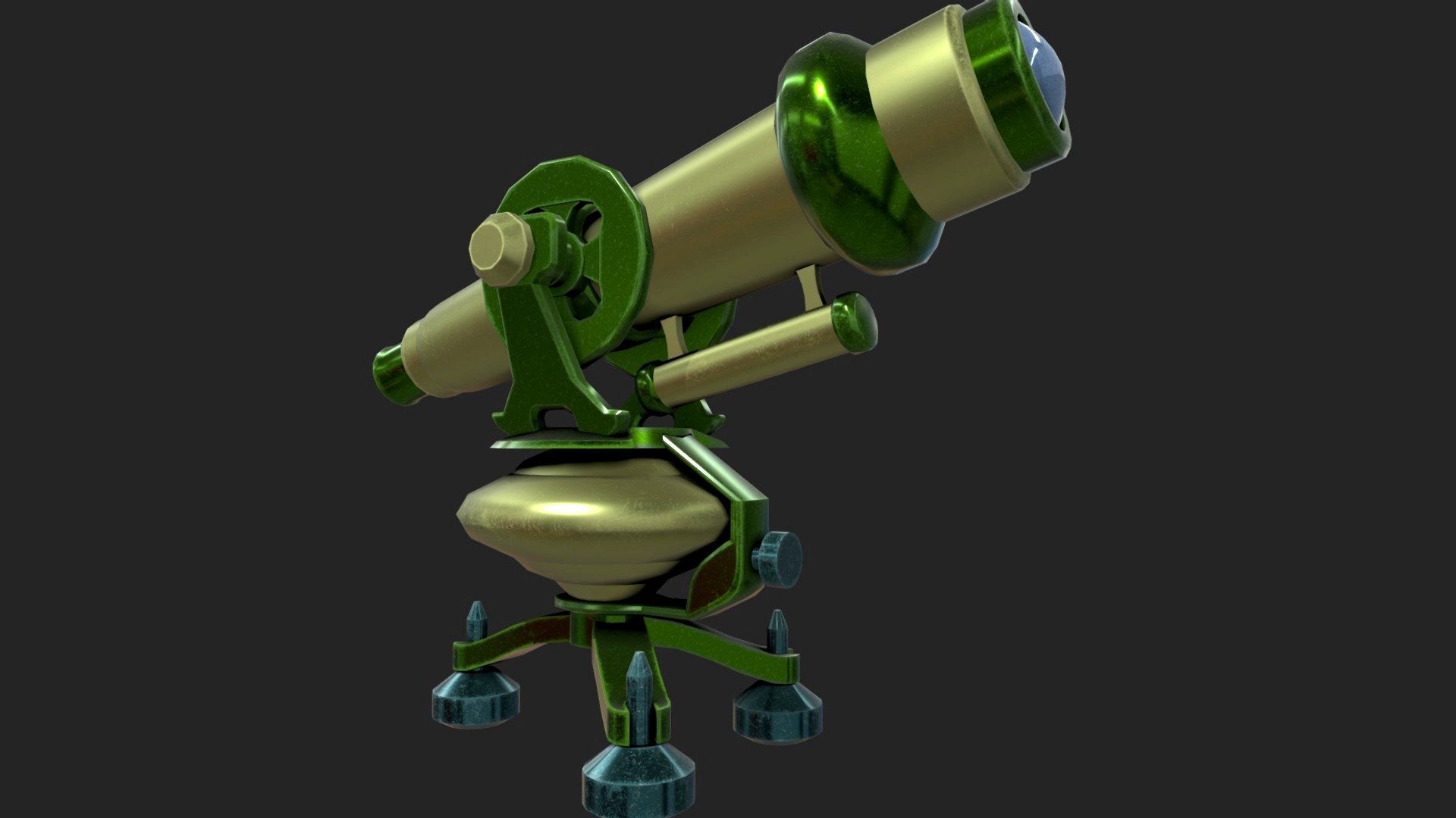 Teleskop 3d model