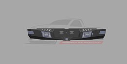 Rear Steel Bumper for Ford Ranger 2012-2021 RBu4