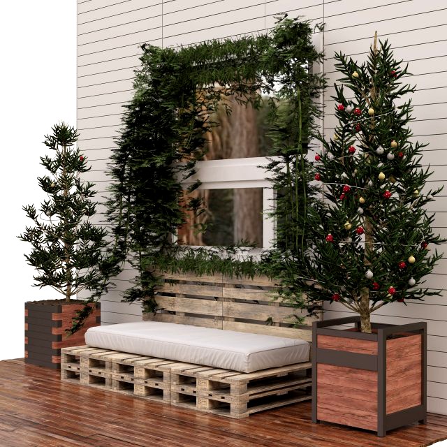 Outdoor Christmas decoration set