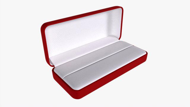 Jewelry box rectangle open