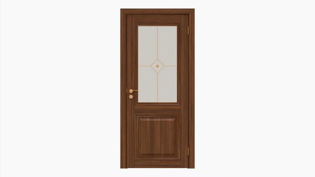 Classic Wooden Interior Door with Furniture 017