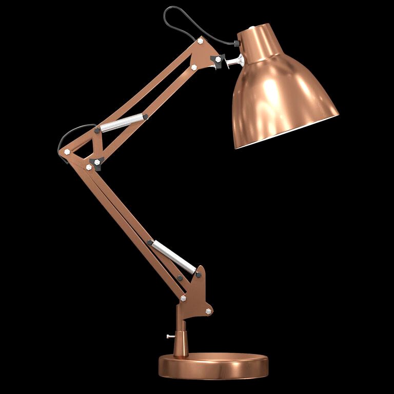 Table Lamp Argos Home Task Copper (340180)