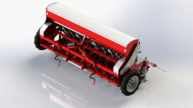 WG 1024 - Mounted mechanical seed drill