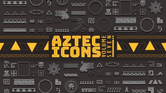 Aztec VECTOR ICONS Volume 7