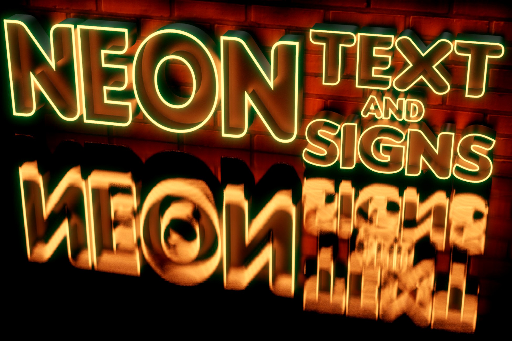 Neon Text and Signs