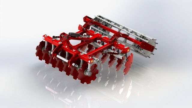 WG 0007 - Heavy disc harrow 200 cm