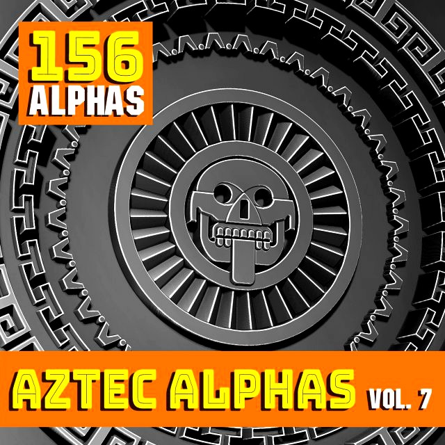 Aztec Alpha Brushes Volume 7