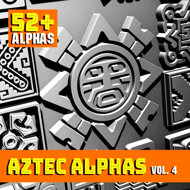 Aztec Alpha Brushes Volume 4