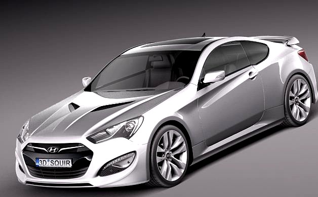 Hyundai Genesis Coupe 2013 3D Model