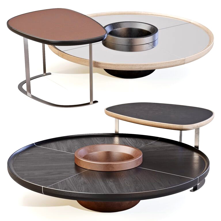 Giorgetti Ray and Gimlet Coffee and Side Tables (340670)