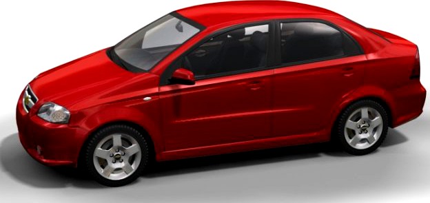 2007 Chevrolet Aveo 3D Model