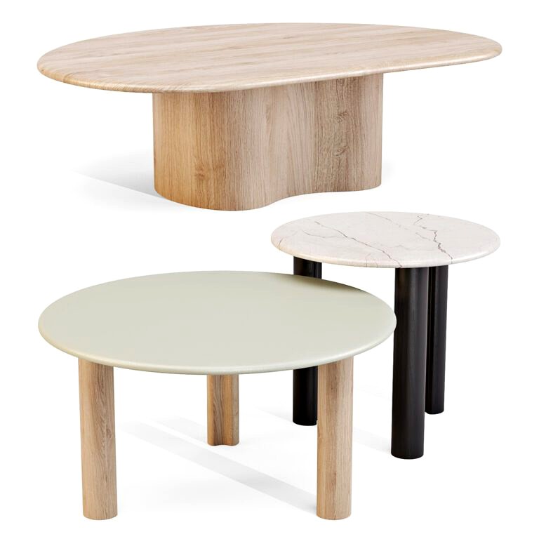 Coffee Tables Set Arper Ghia 02 (340691)