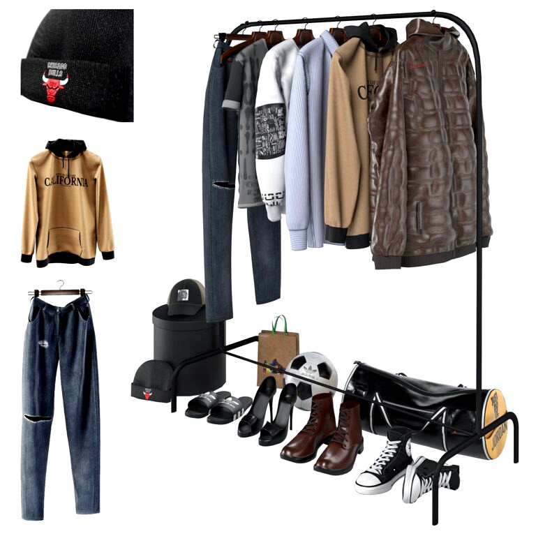 Clothes Ikea MULIG floor hanger (340799)