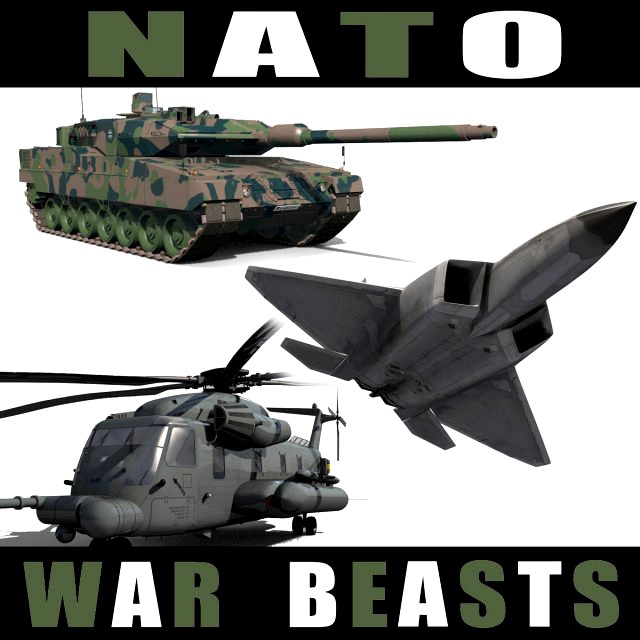 Nato War Beasts - 3d animated models