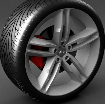 S5 wheel 3D Model