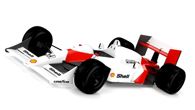 f1 mclaren mp4-4 - 1988 3d model
