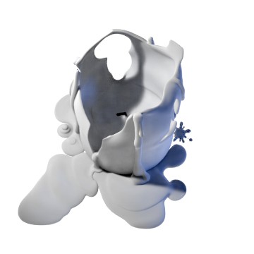 3d candle melting model 008 - movie and game ready