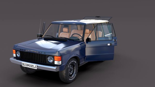 range rover classic with interior v3
