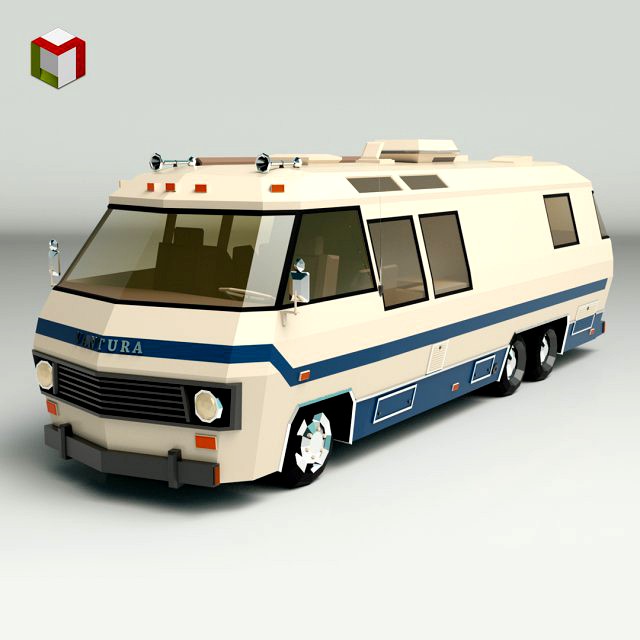 low poly motorhome 04