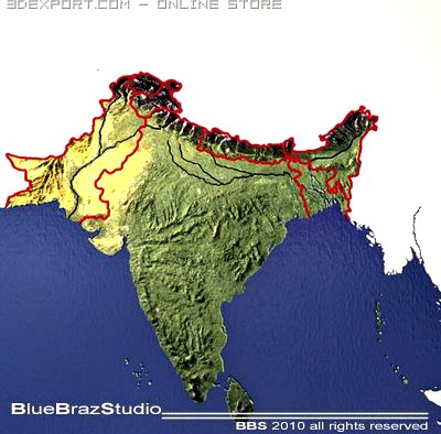 India 3D Model