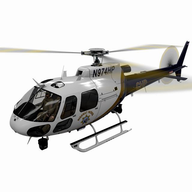 as-350 california highway patrol animated