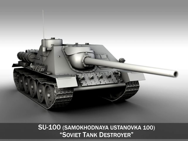 su-100 - soviet tank destroyer