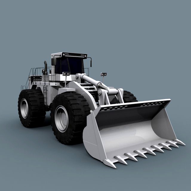 your mining loader - 3d animated loader model