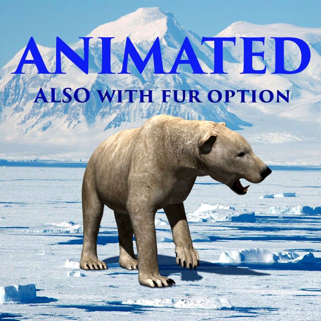 3d animated polar bear