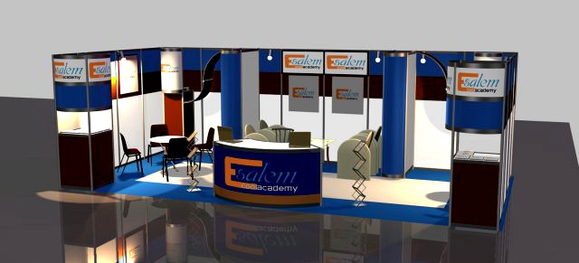 3x5 booth exhibition stand