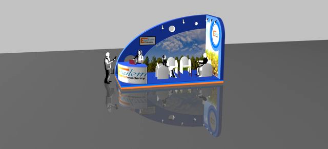 3x6 booth exhibition stand