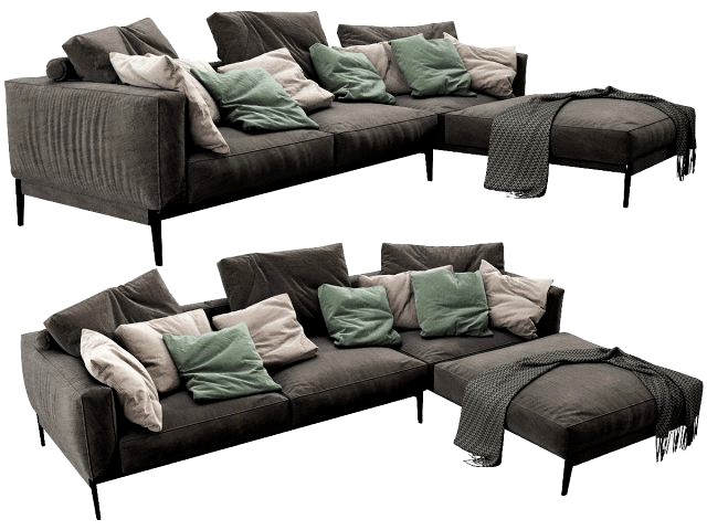 flexform romeo chaise lounge