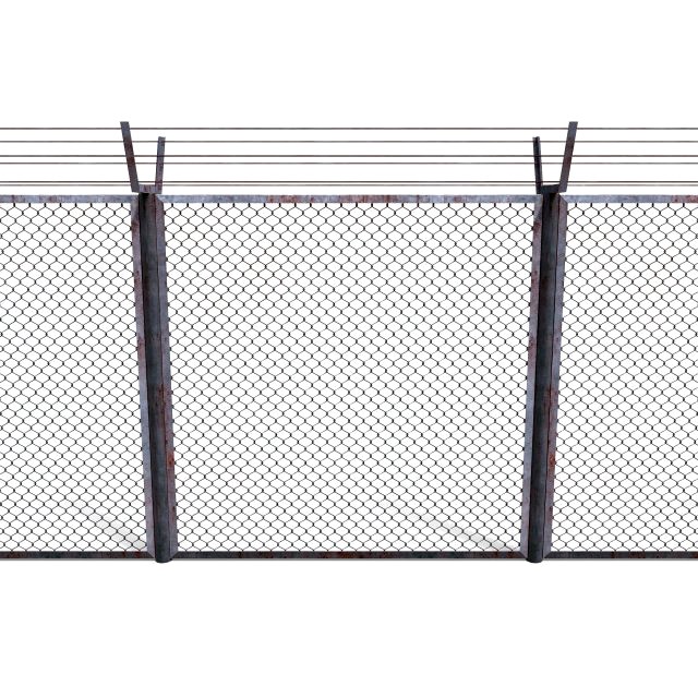 low poly modular fence 10