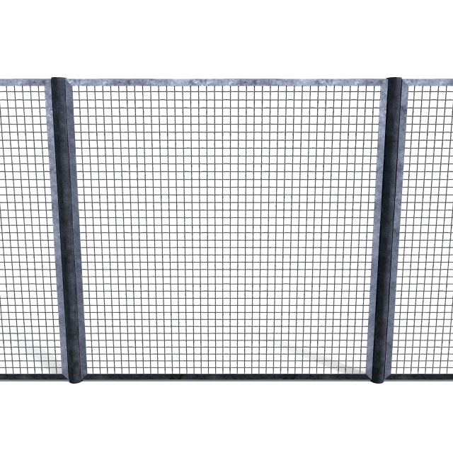 low poly modular fence 17