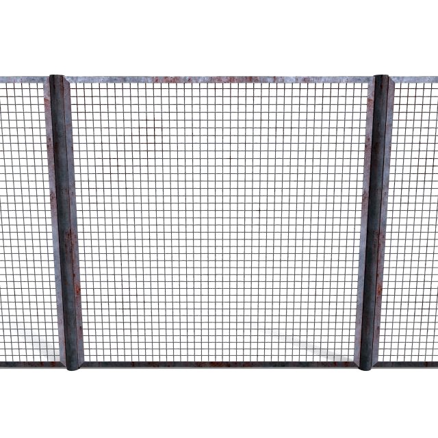 low poly modular fence 18