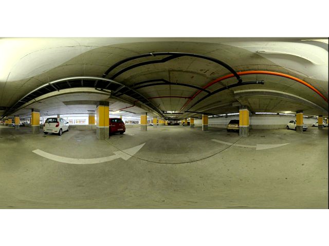 parking garage hdri texture 3d model