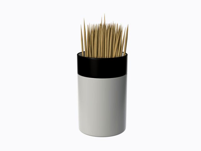 toothpick with holder