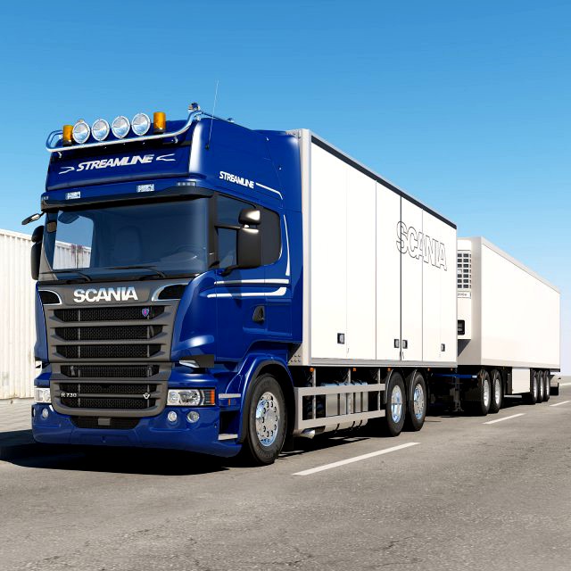 truck streamline road train