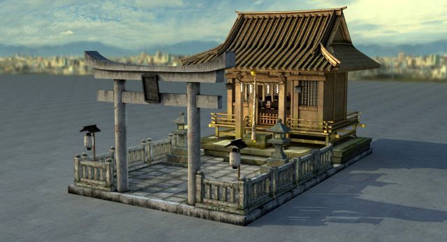 japanese shrine temple