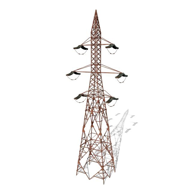 electricity pole 7 weathered