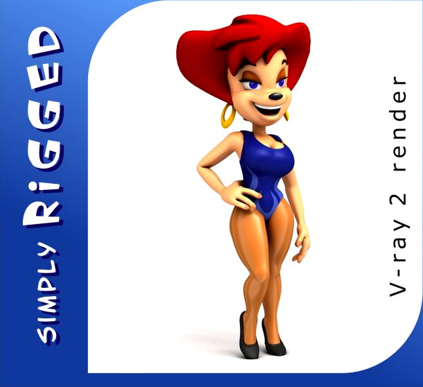 Peg from goof troop 3D Model