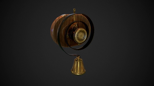servants bell low-poly