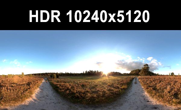 Meadow 4 Afternoon HDR Panorama 3D Model