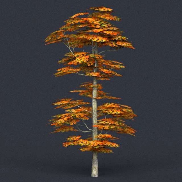 low poly tree 16