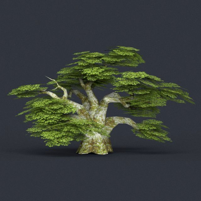 low poly tree 20